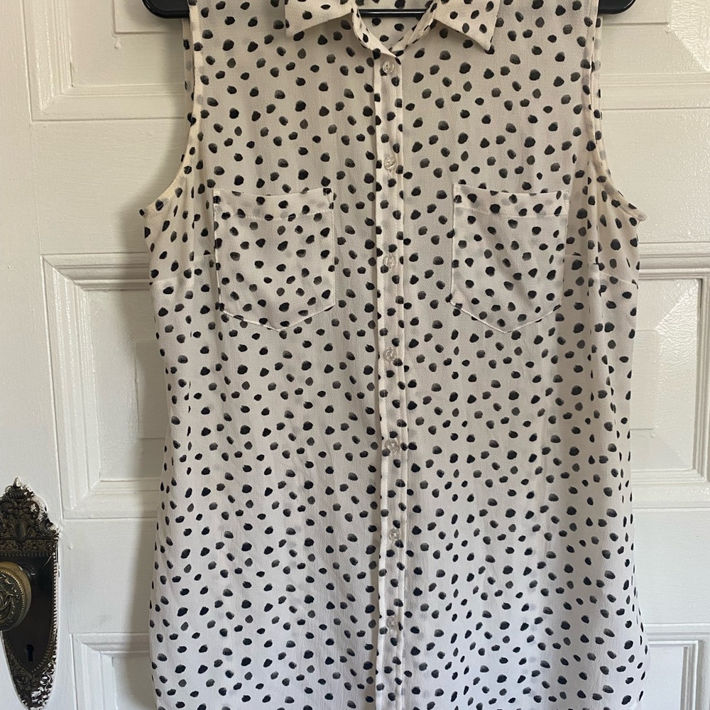 Merona Polka Dot Sleeveless Blouse